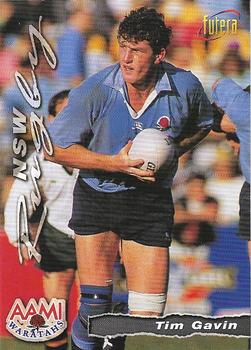 1996 Futera Rugby Union #54 Tim Gavin Front
